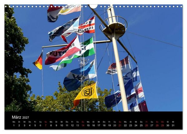 Produktbild: Binnenschiff Ahoi! (Wandkalender 2027 DIN A3 quer), CALVENDO Monatskalender