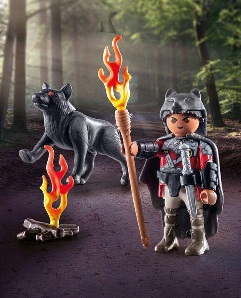 Produktbild: PLAYMOBIL 71482 Krieger mit Wolf