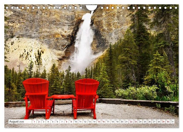 Produktbild: Kanada, Touristenziele in Alberta und British Columbia (Wandkalender 2026 DIN A4 quer), CALVENDO Monatskalender