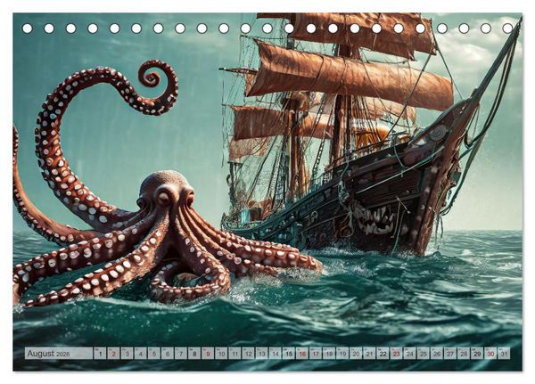 Produktbild: Dunkle Mysterien (Tischkalender 2026 DIN A5 quer), CALVENDO Monatskalender