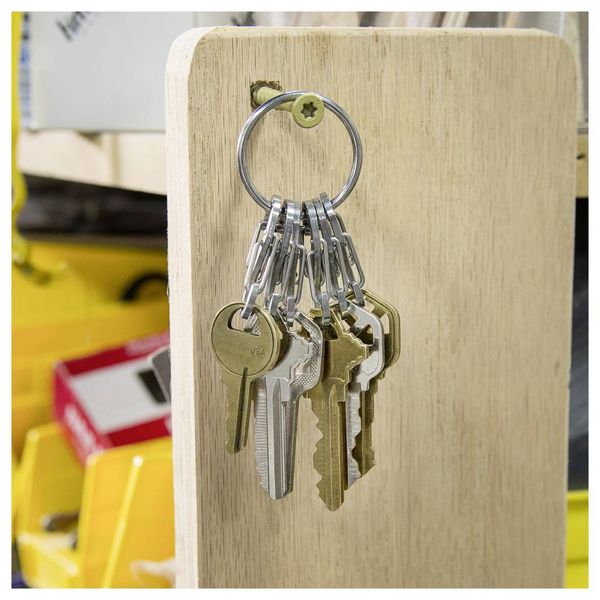 Produktbild: NITE Ize Schl&uuml;sselring NI-KRGS-11-R3 KeyRing 6 S-Biner Silber 1St.