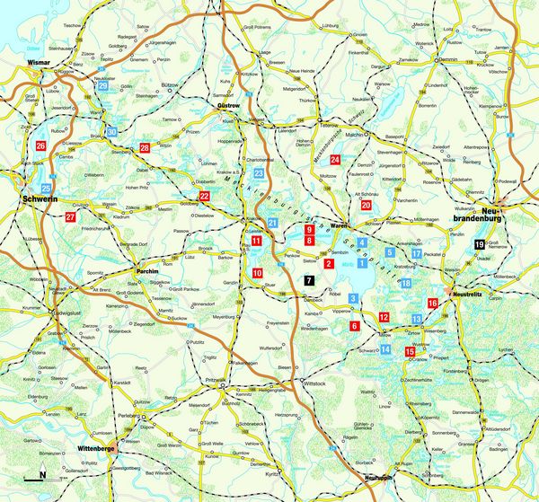 Produktbild: Radtouren am Wasser Mecklenburgische Seenplatte
