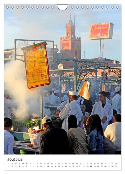 Produktbild: Couleurs Marrakech (Calendrier mural 2026 DIN A4 horizontal), CALVENDO calendrier mensuel