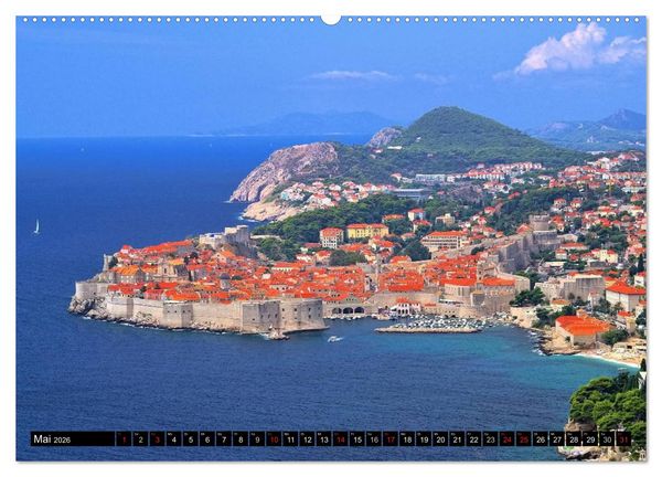 Produktbild: Kroatien (hochwertiger Premium Wandkalender 2026 DIN A2 quer), Kunstdruck in Hochglanz