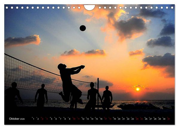 Produktbild: Volleyball Action (Wandkalender 2026 DIN A4 quer), CALVENDO Monatskalender