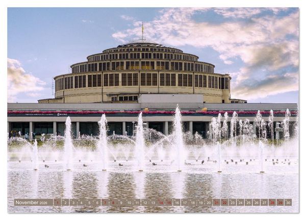 Produktbild: Breslau. Polens architektonisches Juwel an der Oder (Tischkalender 2026 DIN A5 quer), CALVENDO Monatskalender