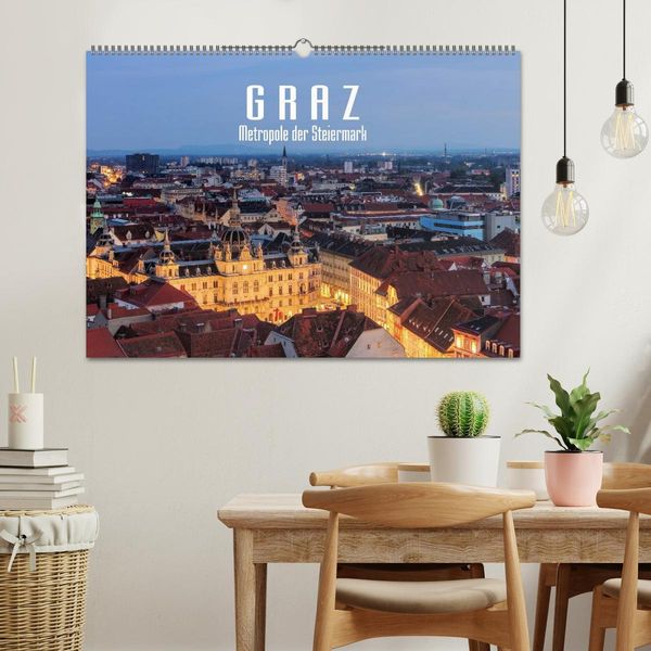 Produktbild: Graz - Metropole der Steiermark (Wandkalender 2026 DIN A2 quer), CALVENDO Monatskalender