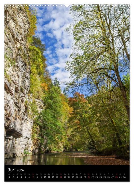 Produktbild: Urlandschaft Wutachschlucht (hochwertiger Premium Wandkalender 2026 DIN A2 hoch), Kunstdruck in Hochglanz