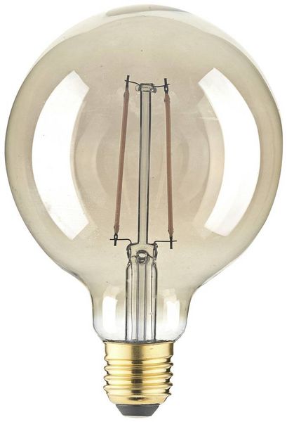 Produktbild: LightMe LM85061 LED E27 Globeform 2.5W Bernstein (&Oslash; x L) 125mm x 178mm 1St.