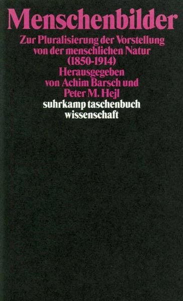 Menschenbilder, Taschenbuch von Achim Barsch , Peter M. Hejl, Suhrkamp, 9783518290699