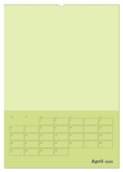 Produktbild: Bastel Terminkalender (Wandkalender 2026 DIN A2 hoch), CALVENDO Monatskalender