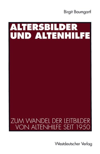 Produktbild: Altersbilder und Altenhilfe