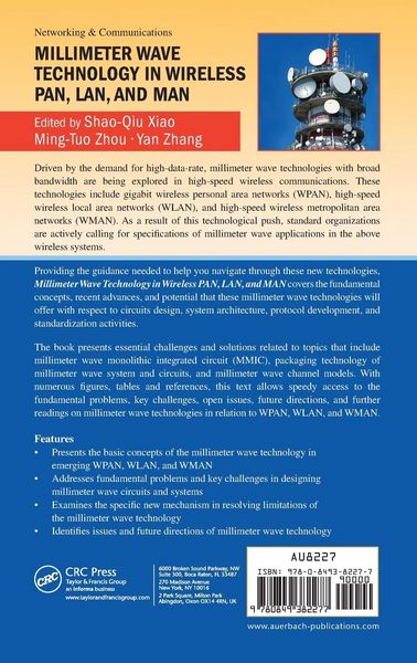 Produktbild: Millimeter Wave Technology in Wireless PAN, LAN, and MAN