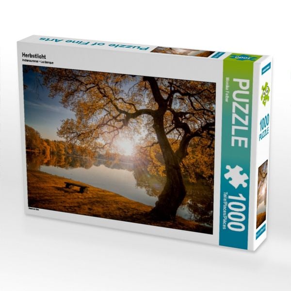 CALVENDO Puzzle Herbstlicht | 1000 Teile Lege-Größe 64x48cm Foto-Puzzle für glückliche Stunden