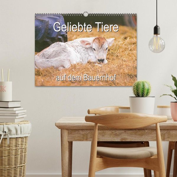 Produktbild: Geliebte Tiere auf dem Bauernhof (Wandkalender 2026 DIN A3 quer), CALVENDO Monatskalender