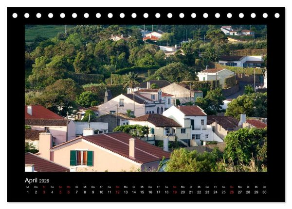 Produktbild: Azoren - S&atilde;o Miguel (Tischkalender 2026 DIN A5 quer), CALVENDO Monatskalender