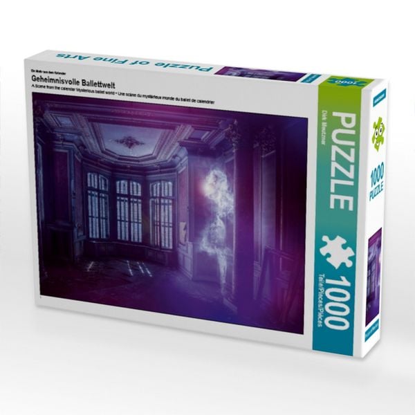 Produktbild: CALVENDO Puzzle Ein Motiv aus dem Kalender Geheimnisvolle Ballettwelt | 1000 Teile Lege-Gr&ouml;&szlig;e 64x48cm Foto-Puzzle f&uuml;r gl&uuml;ckliche Stunden
