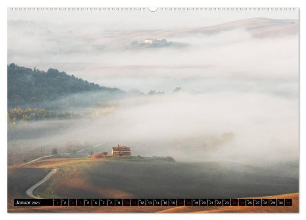 Produktbild: Toskana - Inseln im Nebel (Wandkalender 2026 DIN A2 quer), CALVENDO Monatskalender