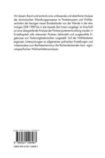 Produktbild: Parteien und W&auml;hler im Umbruch