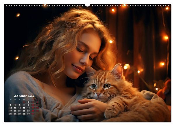 Produktbild: Verzaubert von Magie und Romantik (Wandkalender 2026 DIN A2 quer), CALVENDO Monatskalender