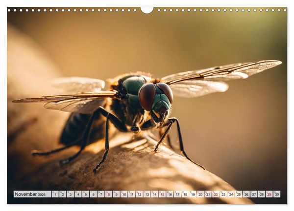 Produktbild: Filigrane Insekten (Wandkalender 2026 DIN A3 quer), CALVENDO Monatskalender