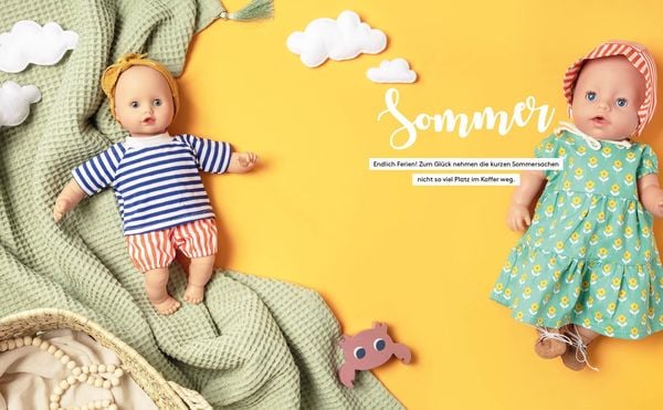 Produktbild: Hej. Minimode &ndash; S&uuml;&szlig;e Puppenkleidung n&auml;hen