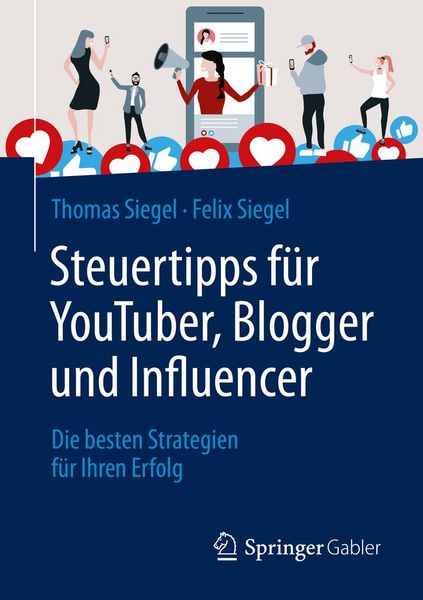 Produktbild: Steuertipps f&uuml;r YouTuber, Blogger und Influencer