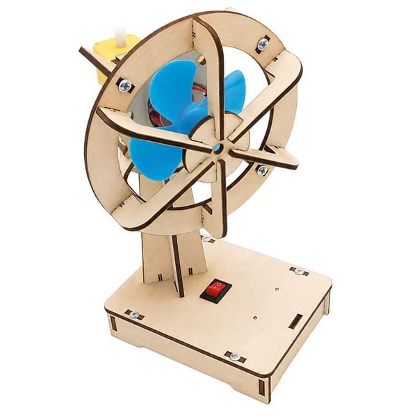 Produktbild: Fischertechnik 579973 - miniMINT, Breeze Buddy, Technik-Holzbausatz ab 8 Jahren