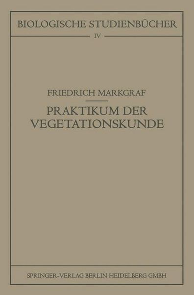 Produktbild: Kleines Praktikum der Vegetationskunde