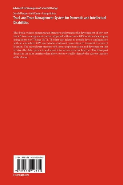 Produktbild: Track and Trace Management System for Dementia and Intellectual Disabilities
