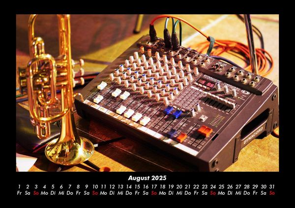Produktbild: Musik 2025 Fotokalender DIN A3