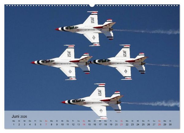 Produktbild: Flugschau in Reno (hochwertiger Premium Wandkalender 2026 DIN A2 quer), Kunstdruck in Hochglanz