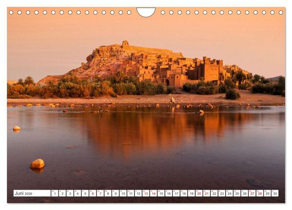 Produktbild: Marokko, ein lebendiges Mosaik voller Farben. (Wandkalender 2026 DIN A4 quer), CALVENDO Monatskalender
