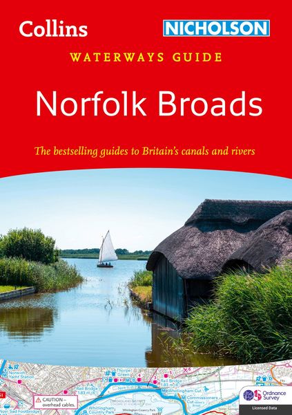 Produktbild: Collins Nicholson Waterways Guides - Norfolk Broads