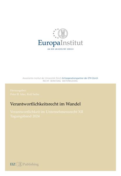 Produktbild: Verantwortlichkeitsrecht im Wandel