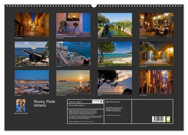 Produktbild: Rovinj, Perle Istriens (Wandkalender 2026 DIN A2 quer), CALVENDO Monatskalender