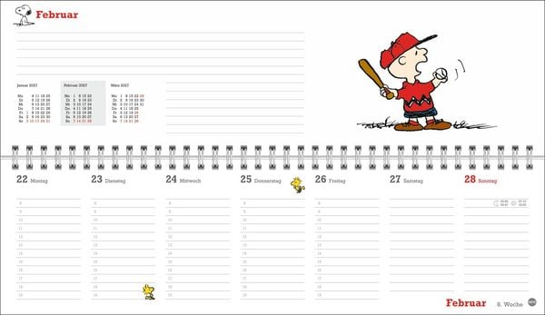 Produktbild: Peanuts Wochenquerplaner 2027