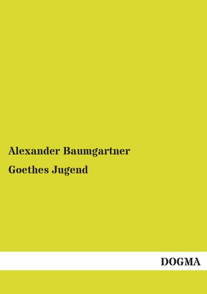 Produktbild: Goethes Jugend