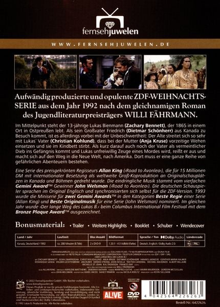 Produktbild: Der lange Weg des Lukas B. (By Way of the Stars) - Alle 6 Folgen (Fernsehjuwelen) [2 DVDs]
