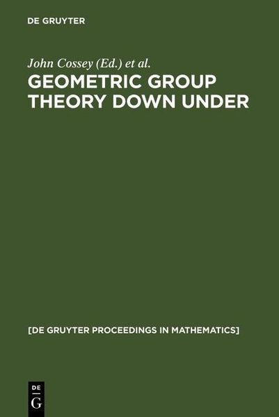 Produktbild: Geometric Group Theory Down Under