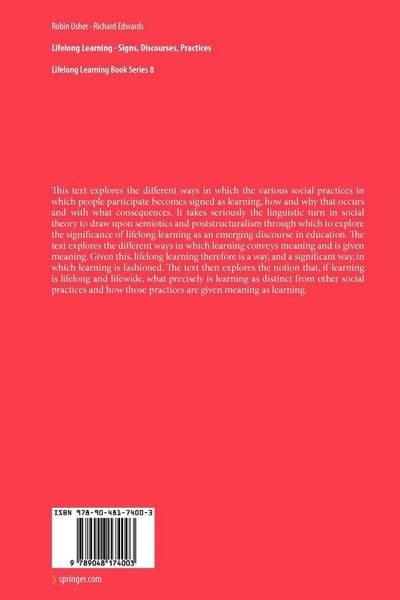 Produktbild: Lifelong Learning - Signs, Discourses, Practices
