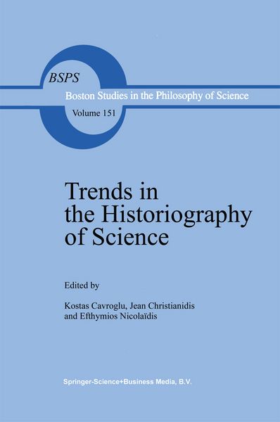 Produktbild: Trends in the Historiography of Science