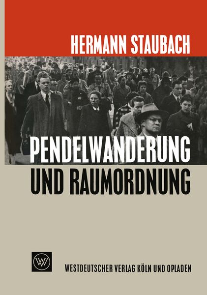 Produktbild: Pendelwanderung und Raumordnung