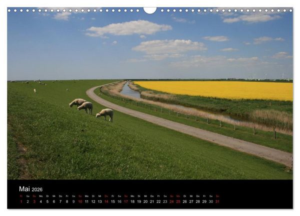 Produktbild: Wunderbare Nordsee (Wandkalender 2026 DIN A3 quer), CALVENDO Monatskalender