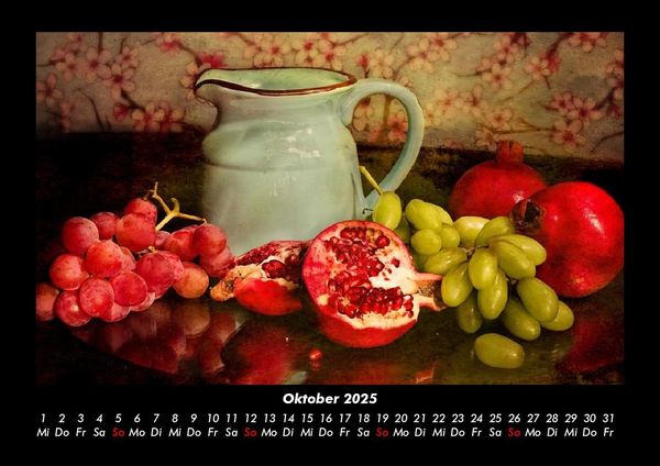 Produktbild: Obstkalender 2025 Fotokalender DIN A3