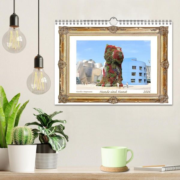 Produktbild: Hunde sind Kunst (Wandkalender 2026 DIN A4 quer), CALVENDO Monatskalender