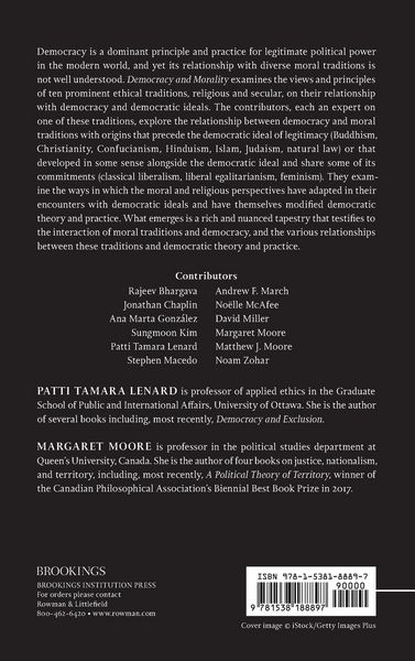 Produktbild: Democracy and Morality