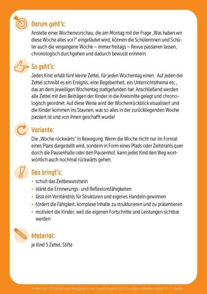 Produktbild: 30 Rituale und &Uuml;berg&auml;nge in der Grundschule. F&uuml;r Orientierung, Sicherheit und Struktur im Schulalltag