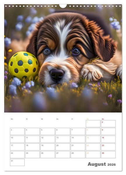 Produktbild: Liebenswerte Hunde und Katzen (Wandkalender 2026 DIN A3 hoch), CALVENDO Monatskalender