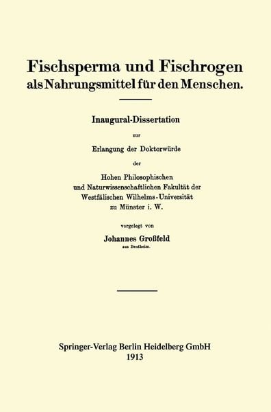 Produktbild: Fischsperma und Fischrogen als Nahrungsmittel f&uuml;r den Menschen